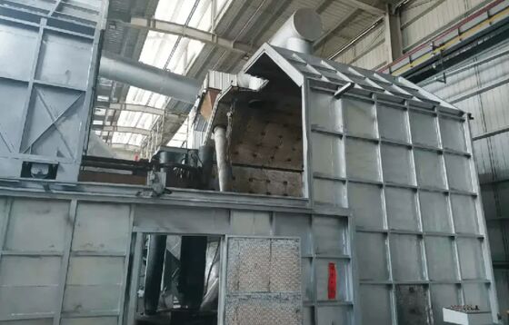 อุปกรณ์บําบัดเถ้าอลูมิเนียมที่มีอุณหภูมิการละลาย 1550-1650 °C, การบริโภคพลังงาน 750-850kWh/t และความจุในการบําบัดวันละ 60-160t