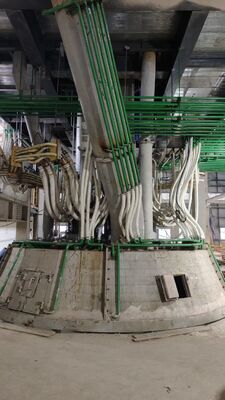 เตาอาร์คจมแบบ DC สำหรับการกู้คืนสแลกนิกเกิล โคบอลต์ โมลิบดีนัม ขนาด 5000kVA สำหรับการรีไซเคิลของเสียอันตราย