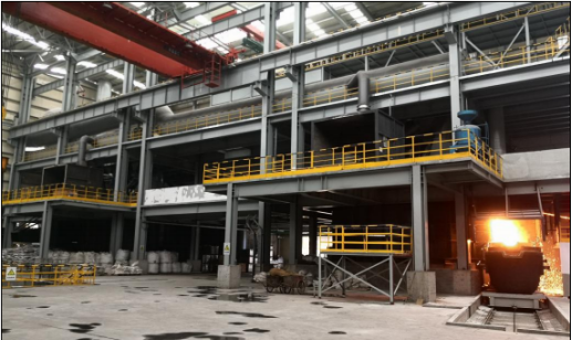 เตาหลอมไฟฟ้าแบบเอียงสำหรับเหล็กกล้าคาร์บอนต่ำและโครเมียม (Micro Carbon Ferrochrome Electric Refining Tilting Furnace) อุปกรณ์การผลิตเหล็กกล้าผสมเฟอร์โรโครเมียม